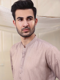 Light Brown Kurta Shalwar - AL-KS-2643