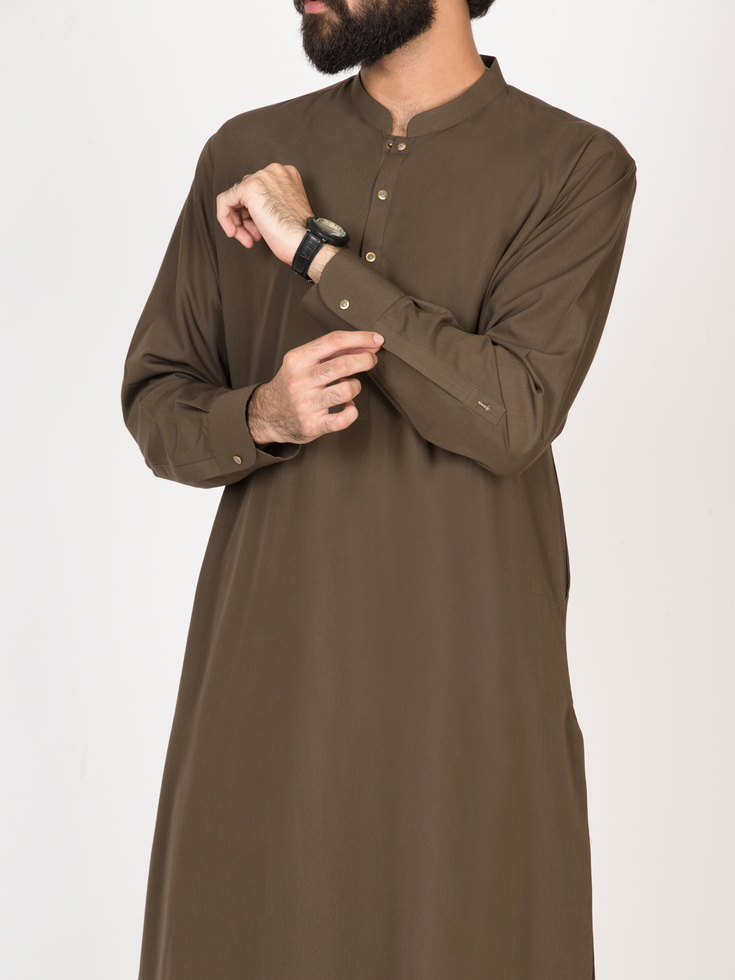 Green Blended Kameez Shalwar - AL-KS-2645