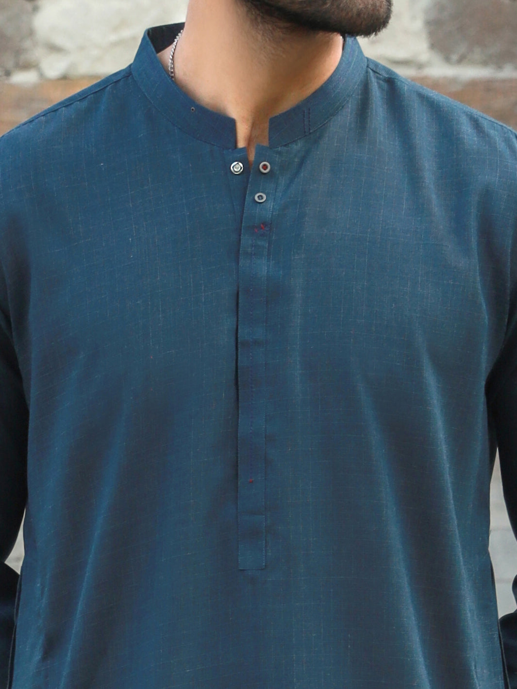 Teal Blue Kurta Trouser - AL-KT-2786