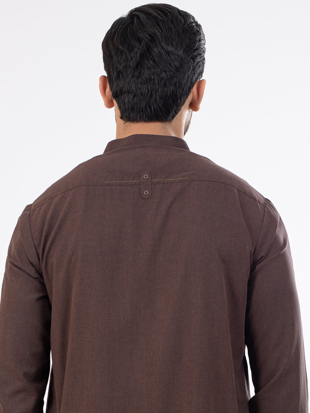 Brown Blended Kurta Trouser - AL-KT-2863