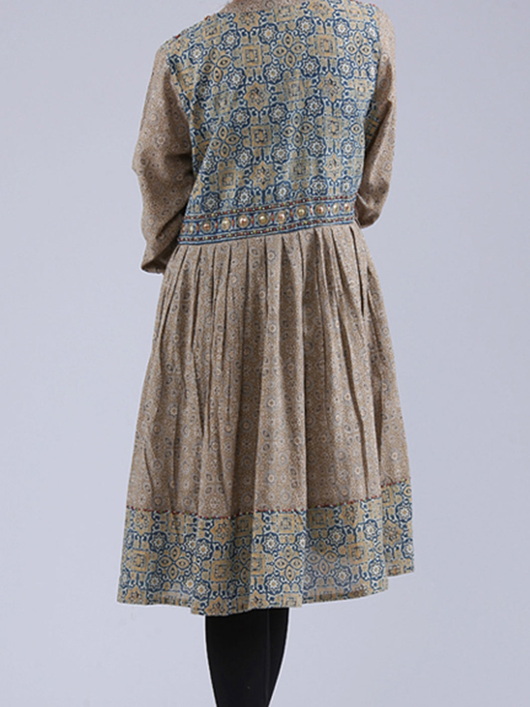 Natural Printed Tunic - LK-499