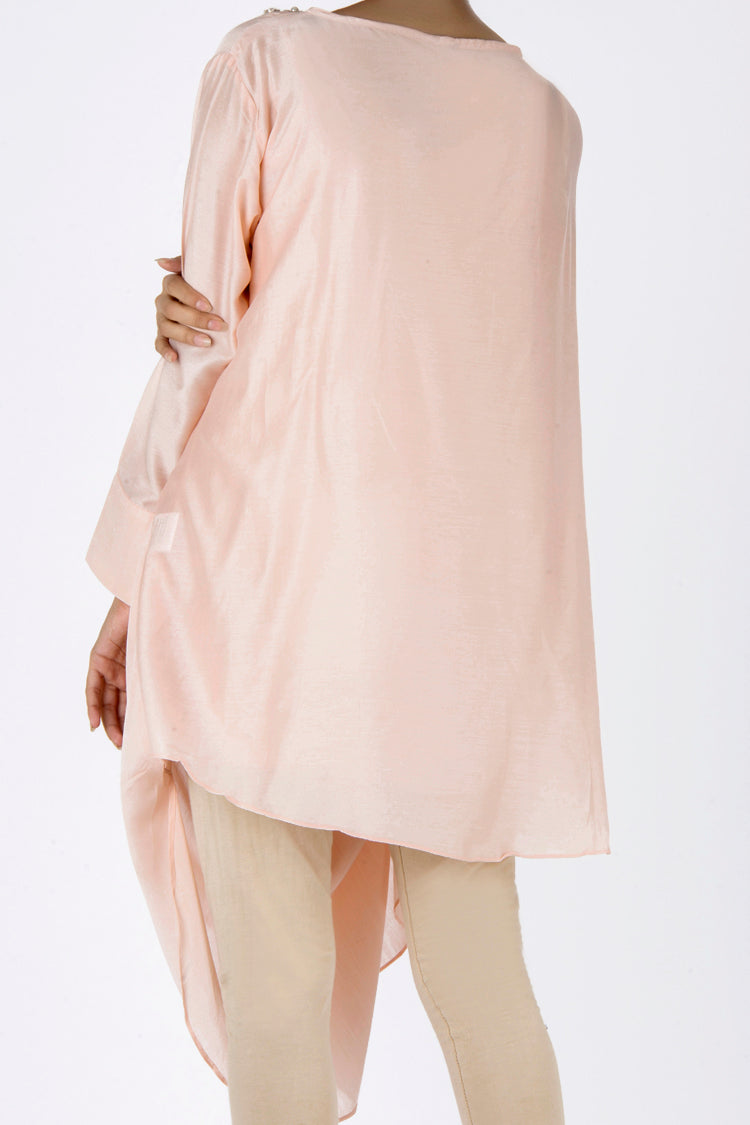 Pink Silk Tunic - LK-641