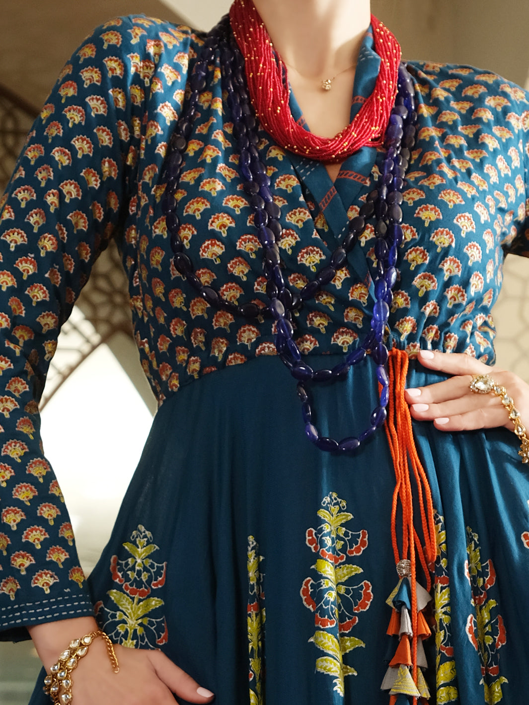 Royal Blue Tunic - AL-LK-716