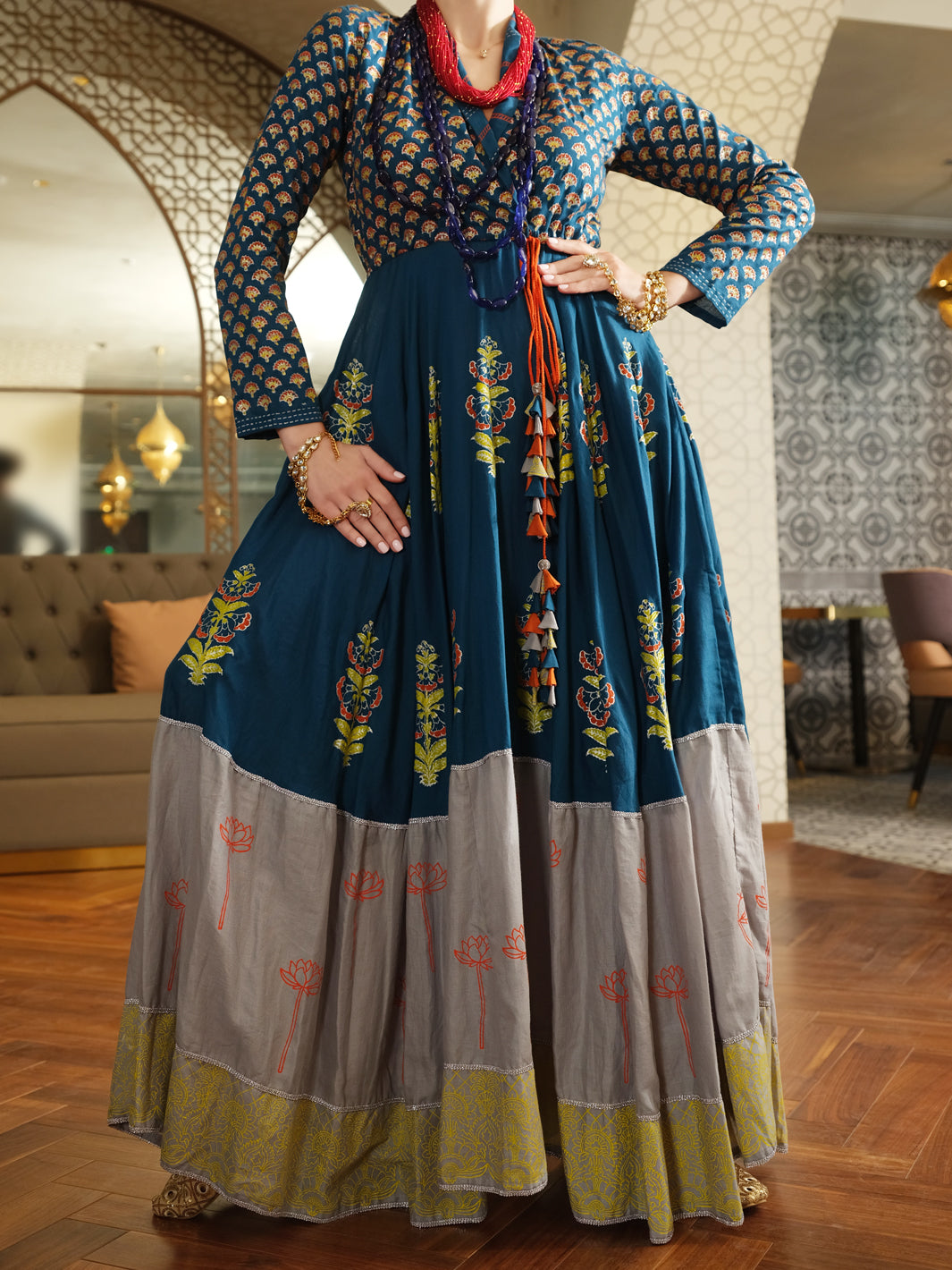 Royal Blue Tunic - AL-LK-716