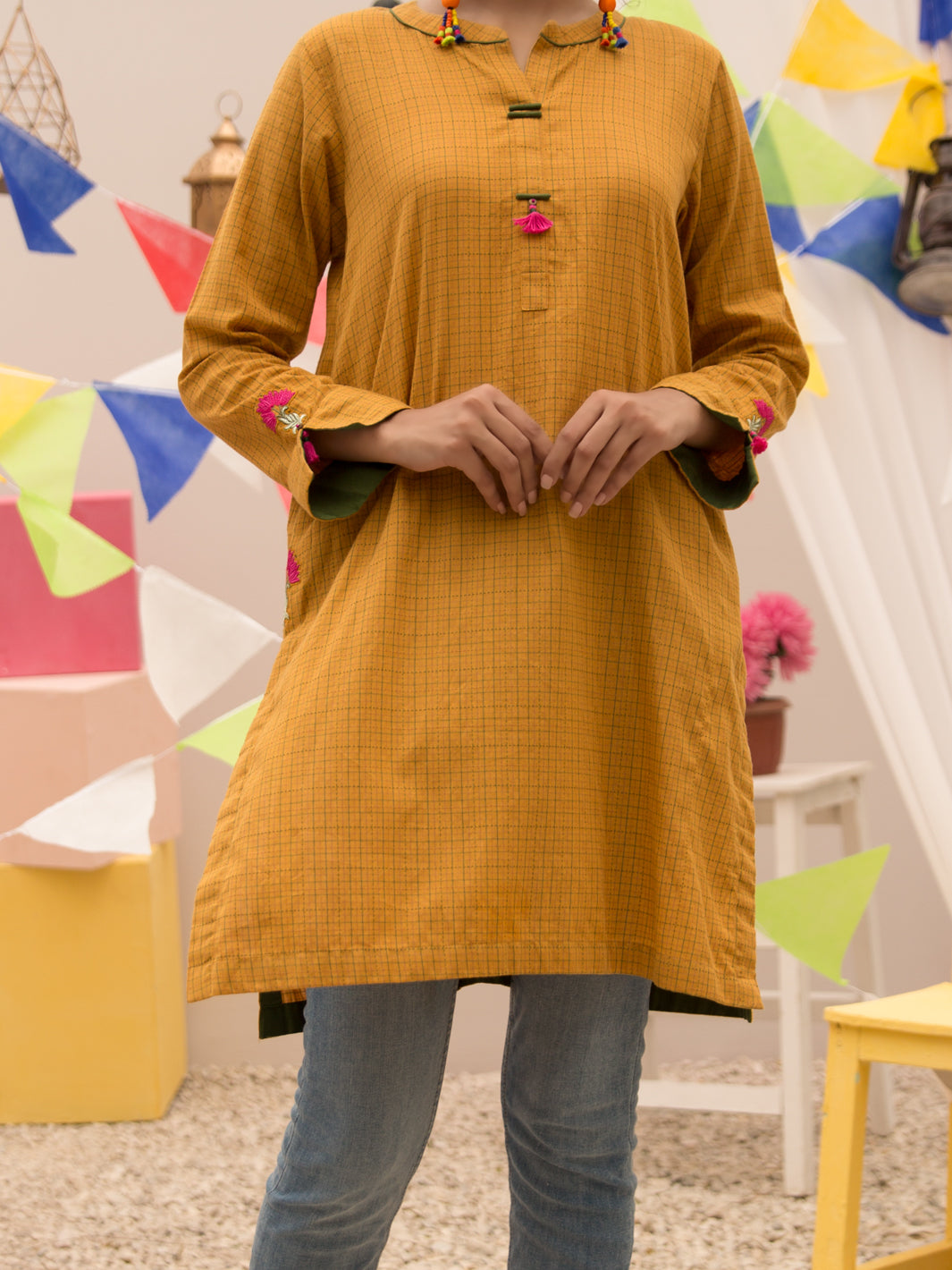 Mustard Tunic - AL-LK-814A