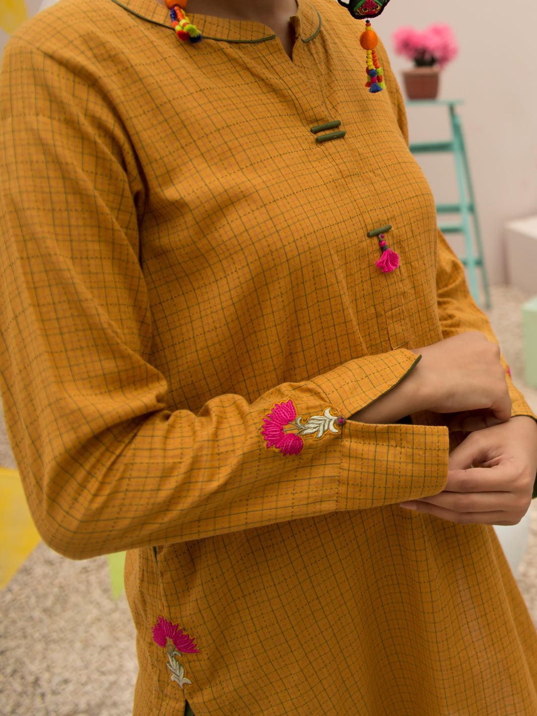 Mustard Tunic - AL-LK-814A