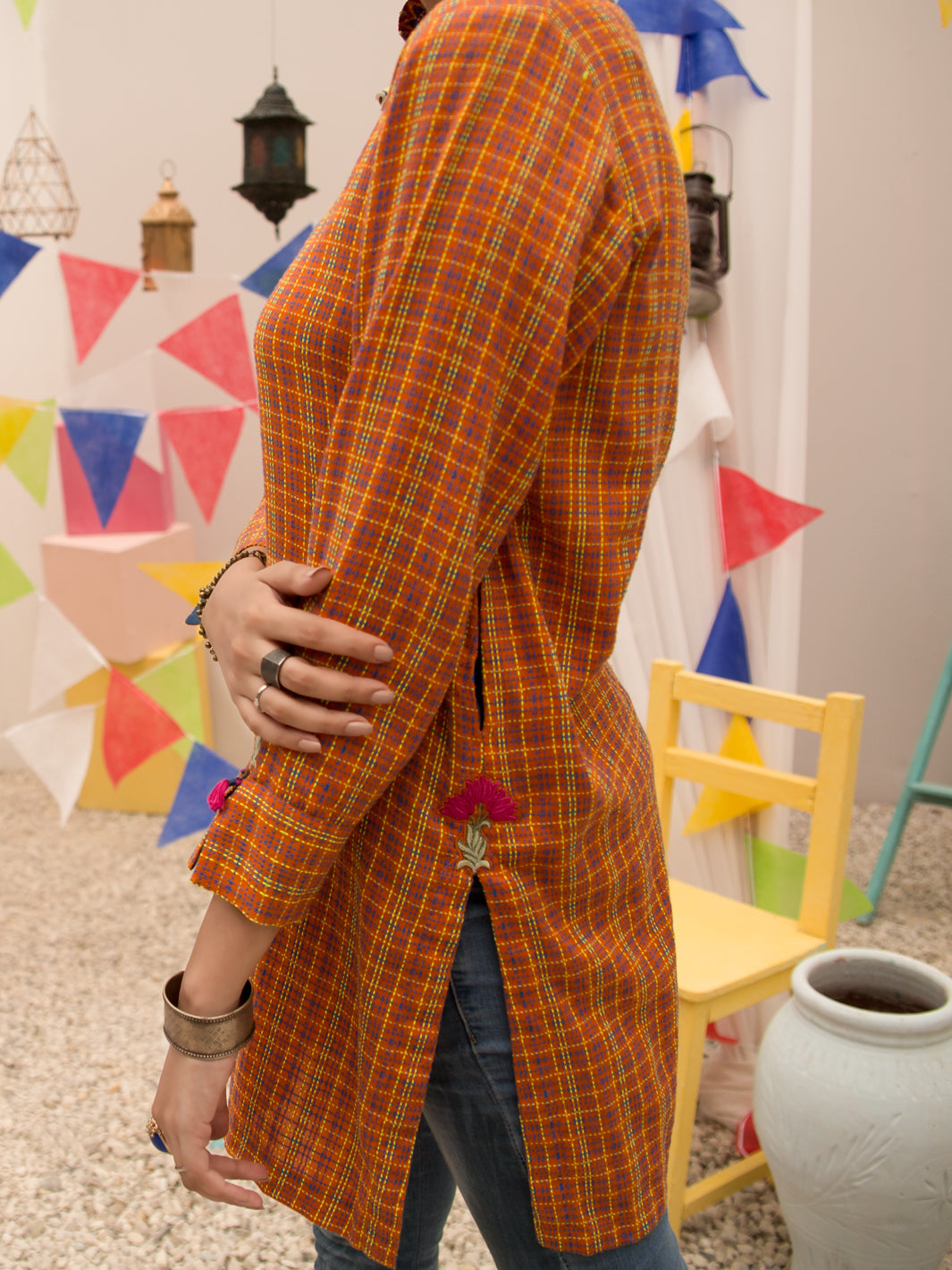 Orange Tunic - AL-LK-814B