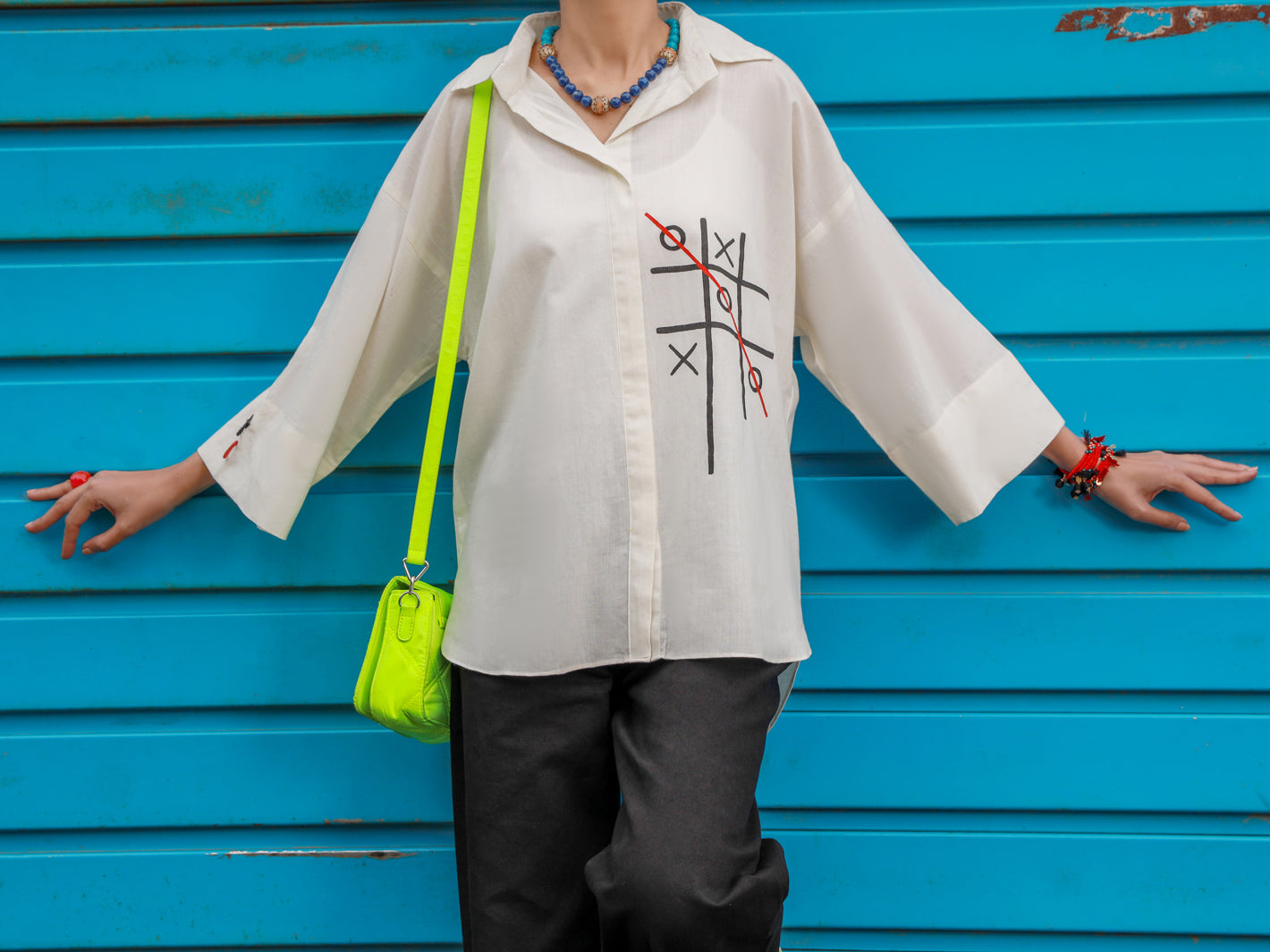 White Cambric Tunic - AL-LK-852