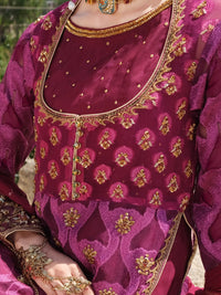 Magenta 3 Piece Formal Suit - LS-268