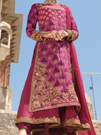 Magenta 3 Piece Formal Suit - LS-268