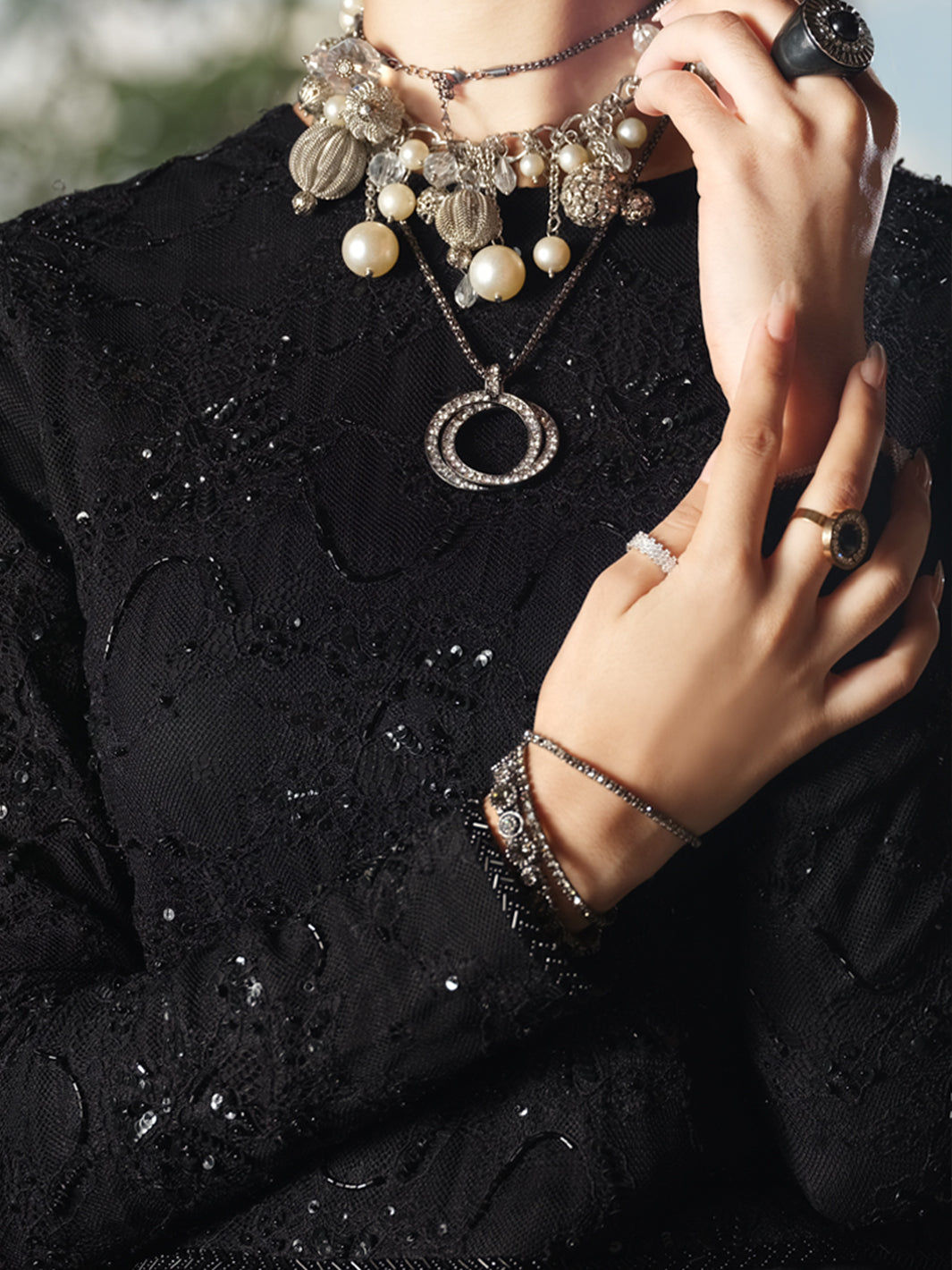 Black Formal Maxi - AL-1PS-LS-278