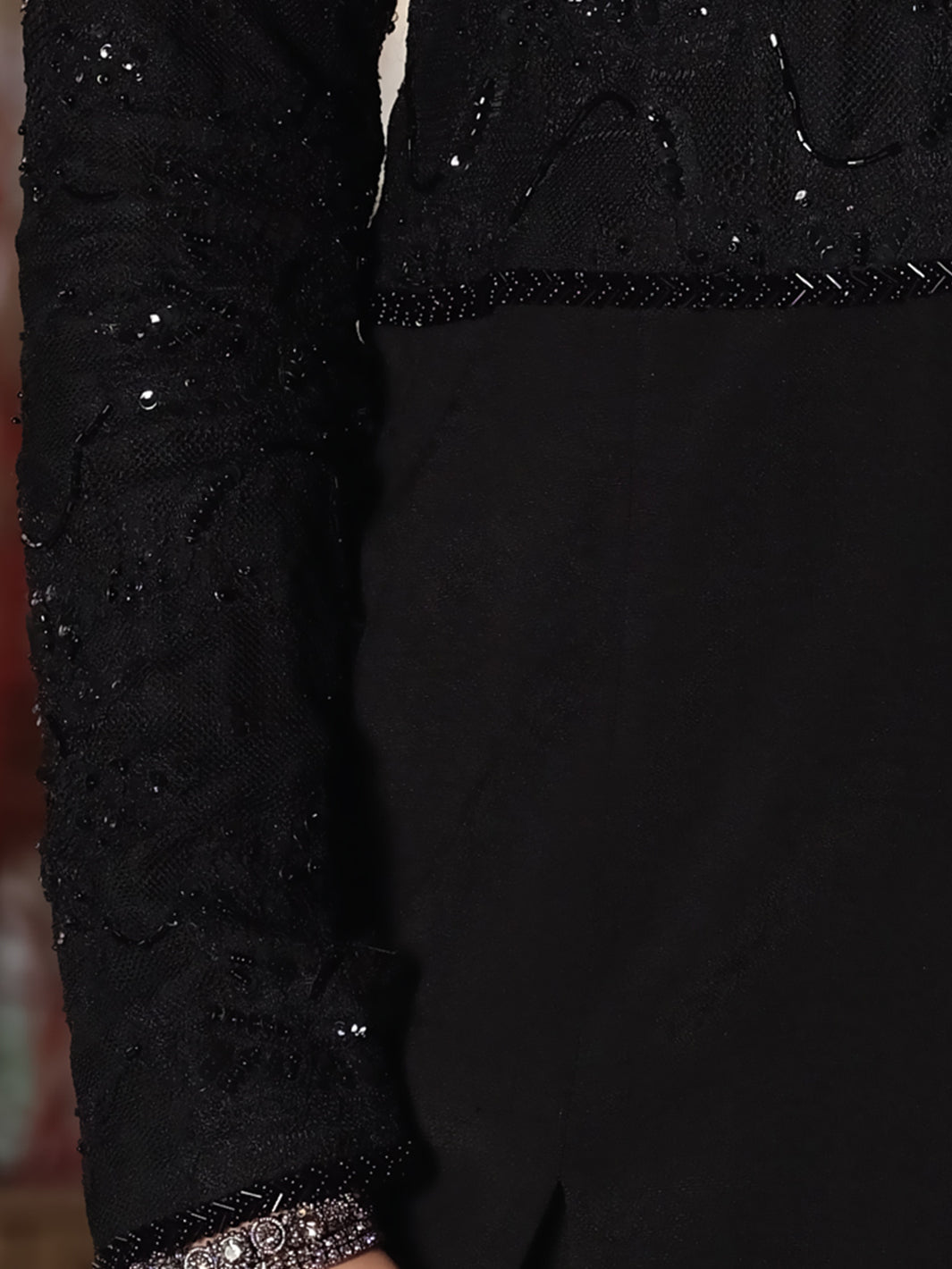 Black Formal Maxi - AL-1PS-LS-278