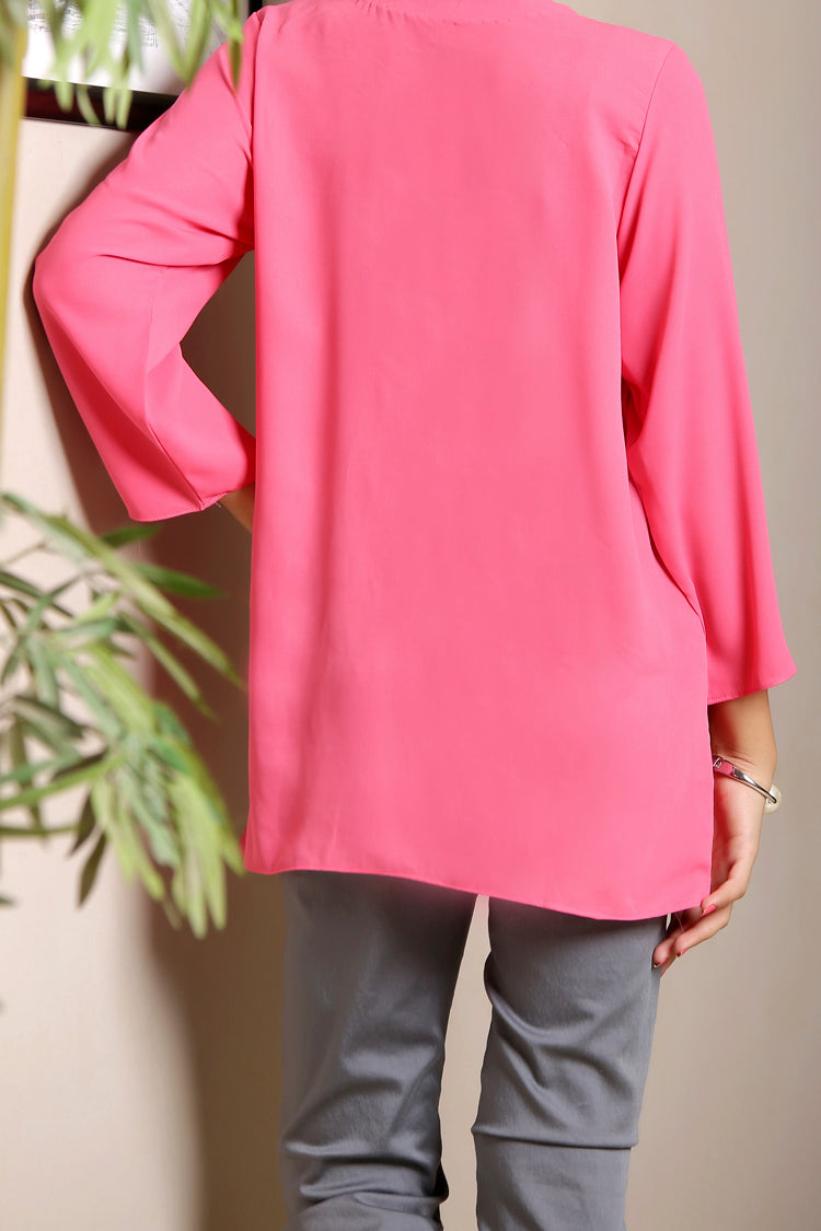Pink Lawn Tunic - LSK-114