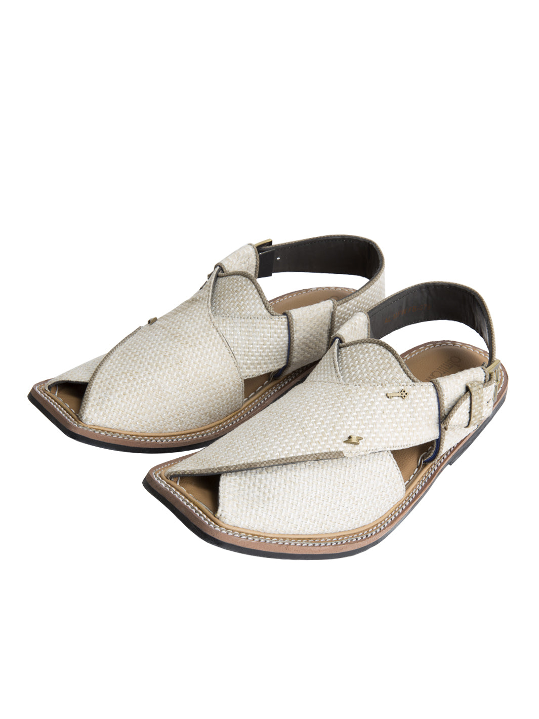 Fawn Peshawari Chappal - AL-MFW-FB-079