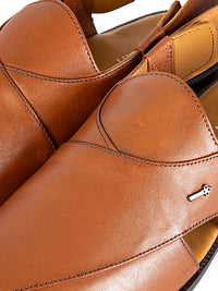 Brown Leather Peshawari Chappal - AL-MFW-HC-142