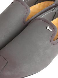 Grey Suede Slip-On - AL-MSHO-014-20