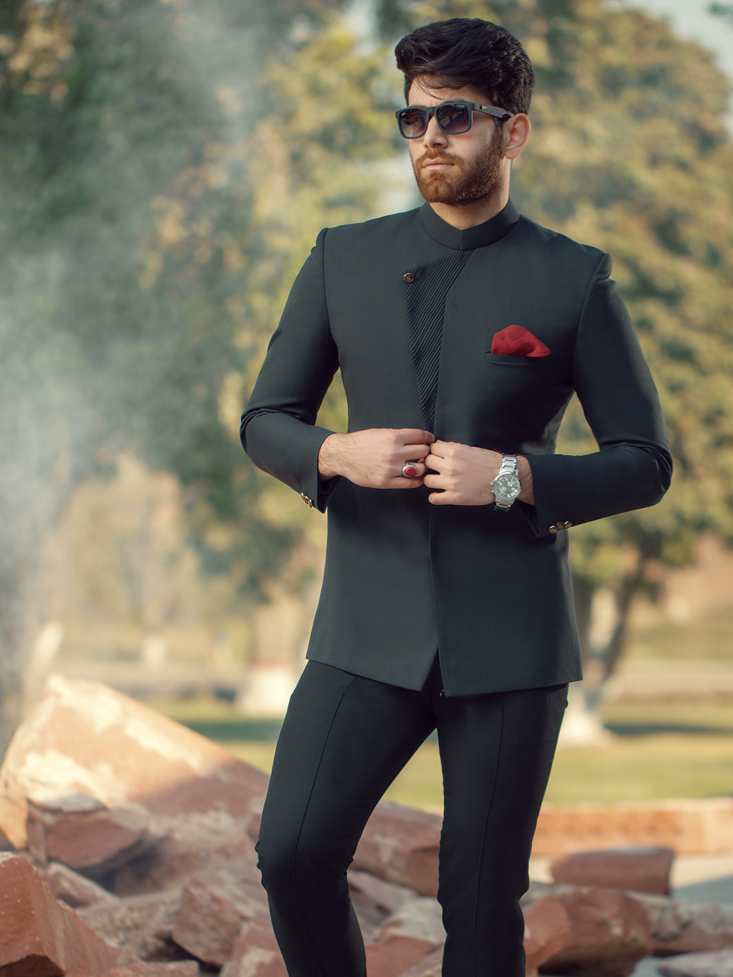 Black Prince Coat - AL-PCS-004