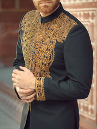 Black Prince Coat  - AL-PCS-013