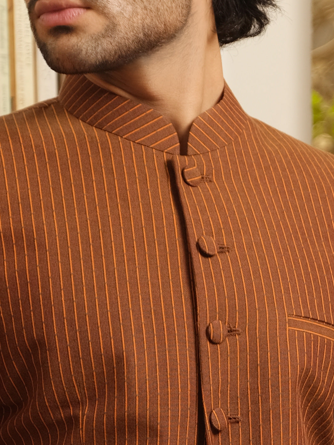 Brown Prince Coat  - AL-PCS-019