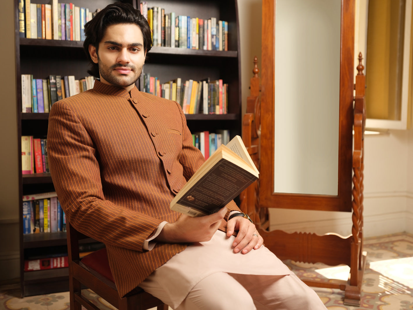 Brown Prince Coat  - AL-PCS-019