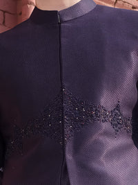 Blue Men Sherwani - AL-SW-113