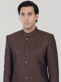 Copper Blended Sherwani - AL-SW-140