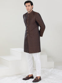 Copper Blended Sherwani - AL-SW-140