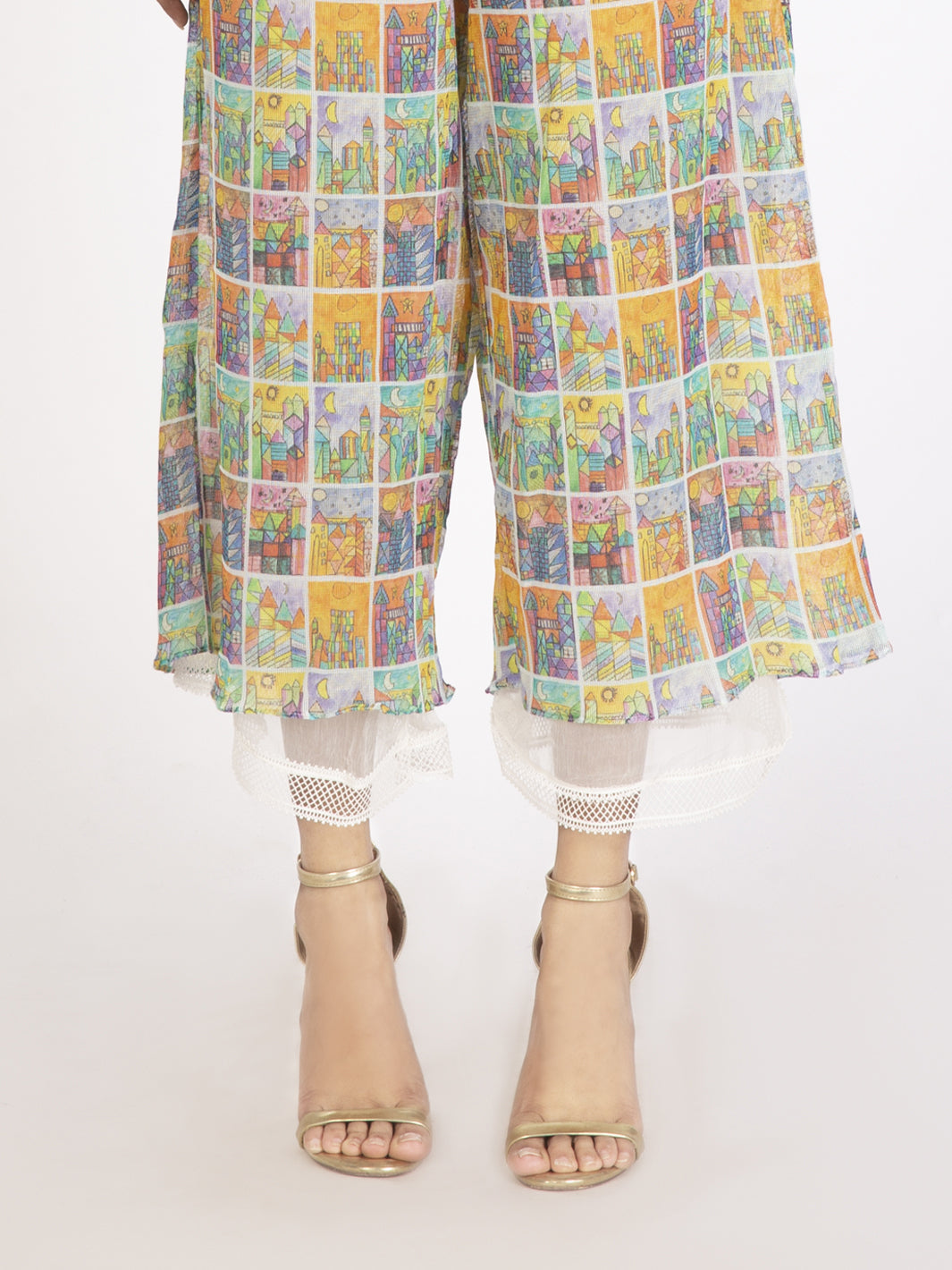 Multicolor Women Trouser - AL-T-341
