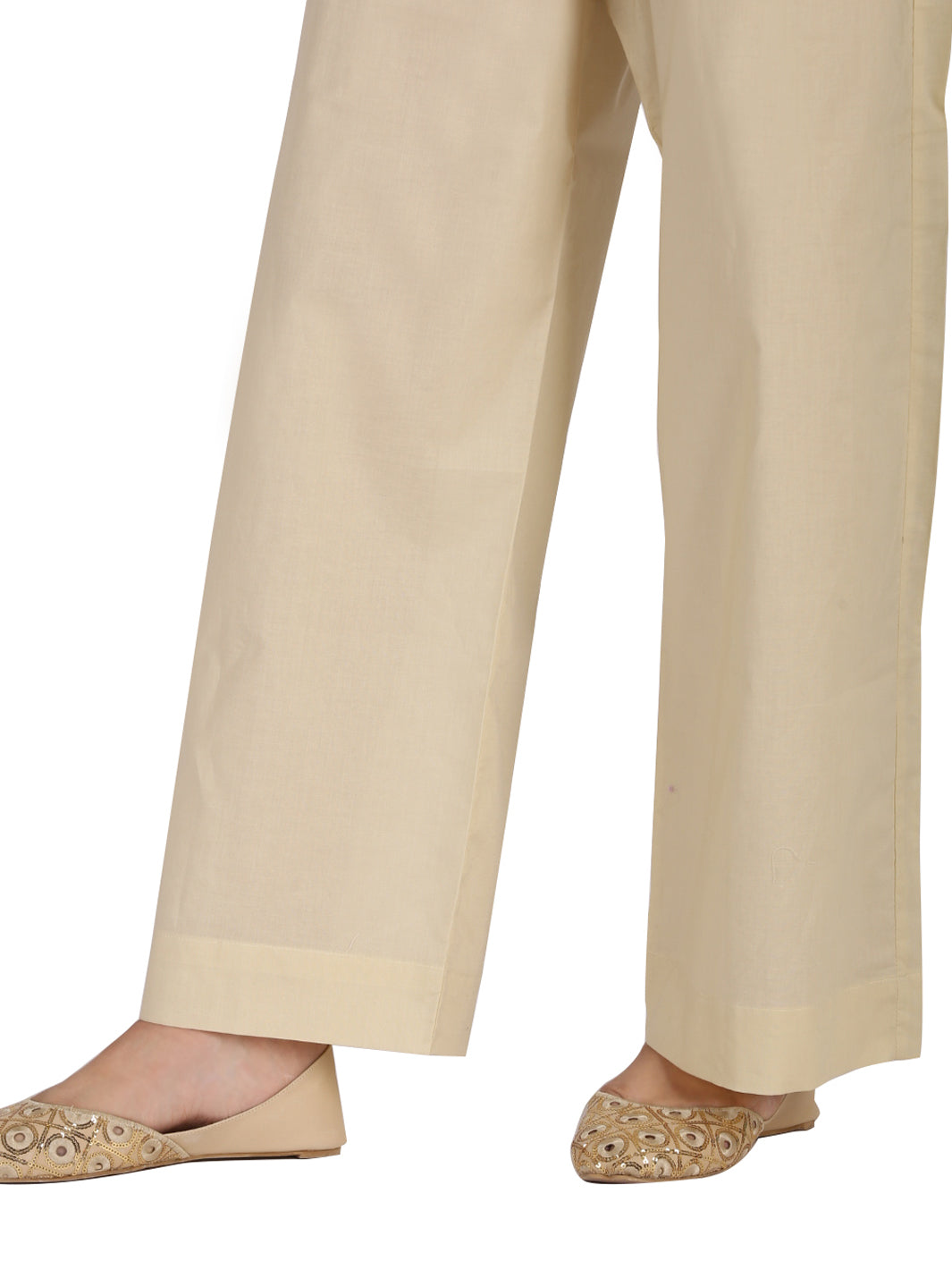 Beige Cotton Trouser - AL-T-414A