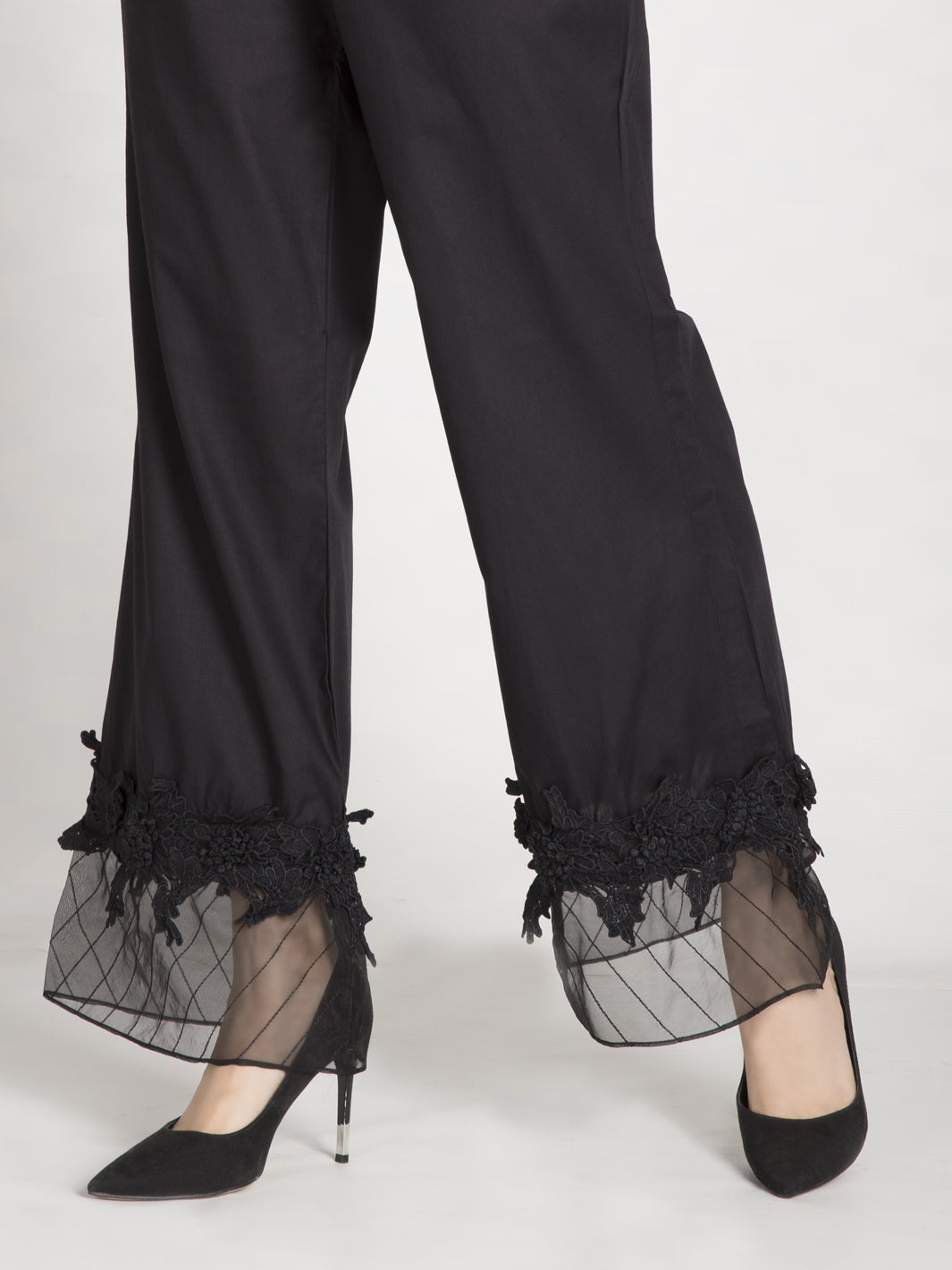 Black Semi-Basic Trouser - AL-T-459