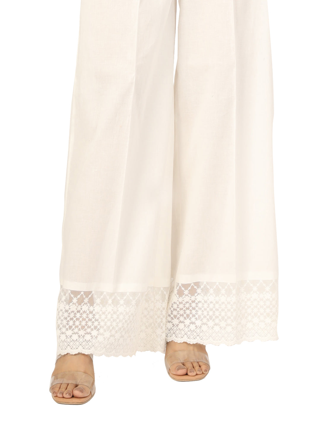 White Women Trouser - AL-T-476