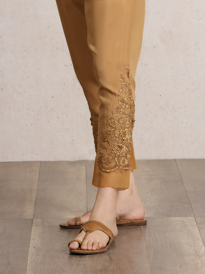 Brown Women Trouser - AL-T-478
