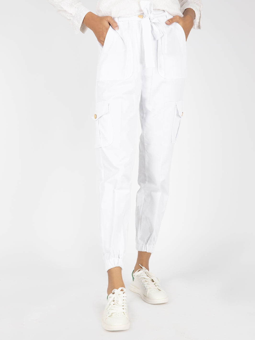 White Women Trouser - AL-T-522