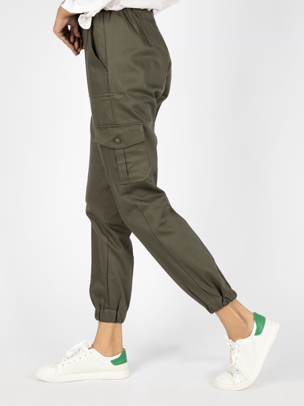 Green Women Trouser - AL-T-523