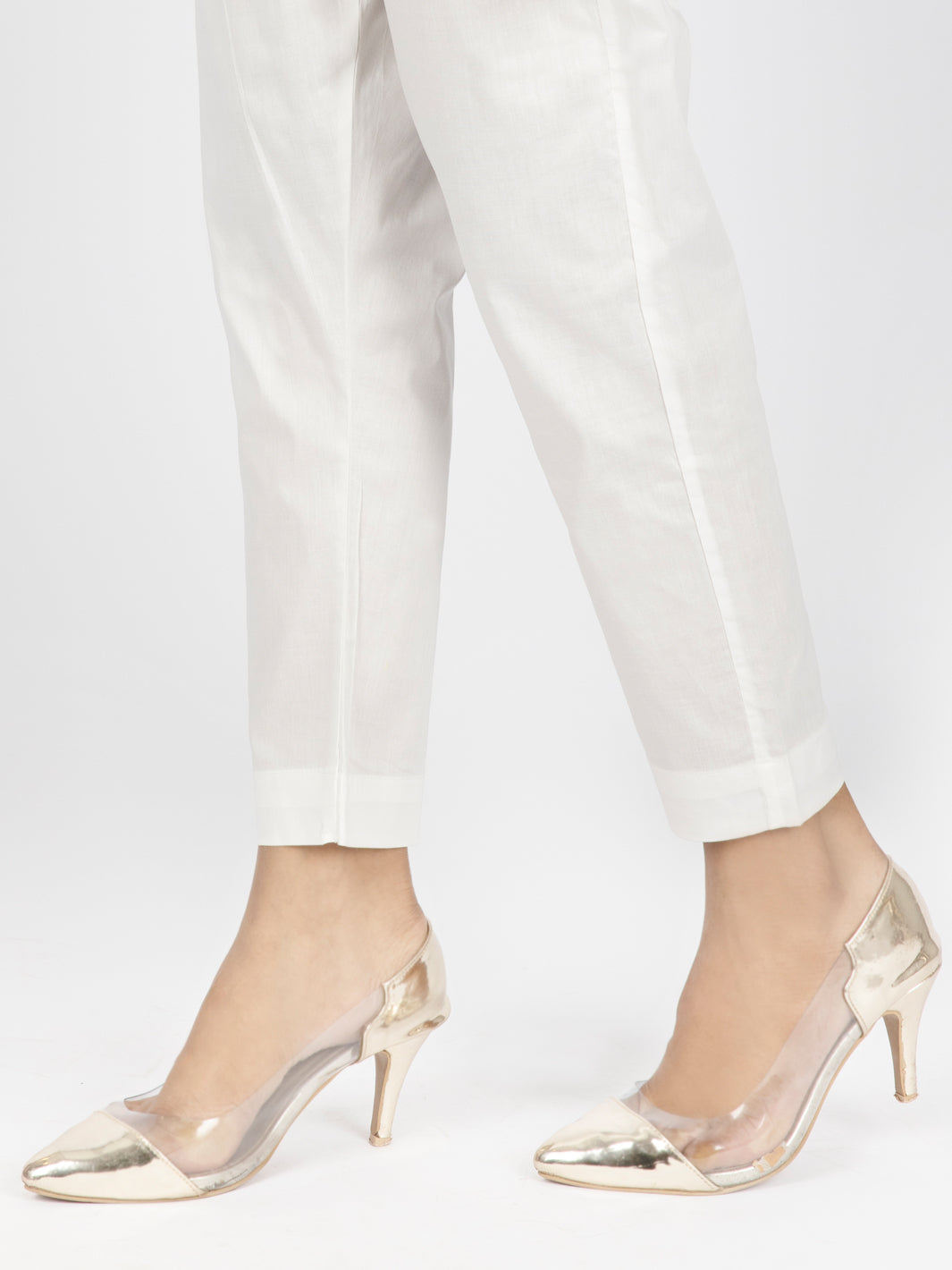 White Women Trouser - AL-T-546A