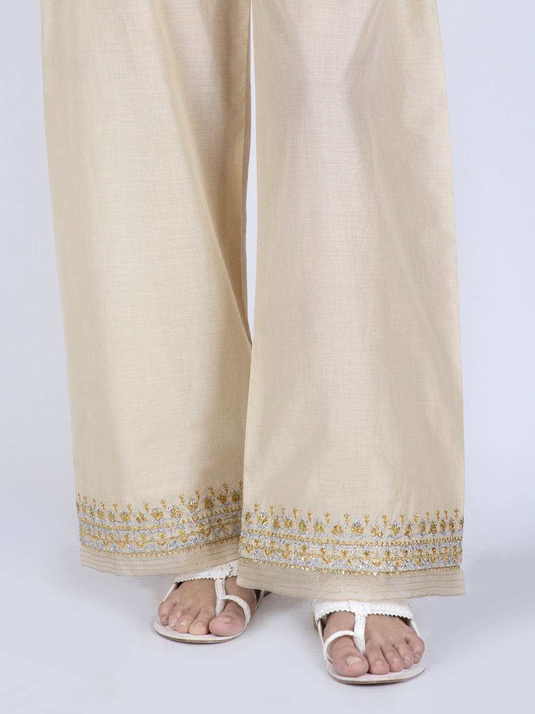 White Cambric Trousers - AL-T-629