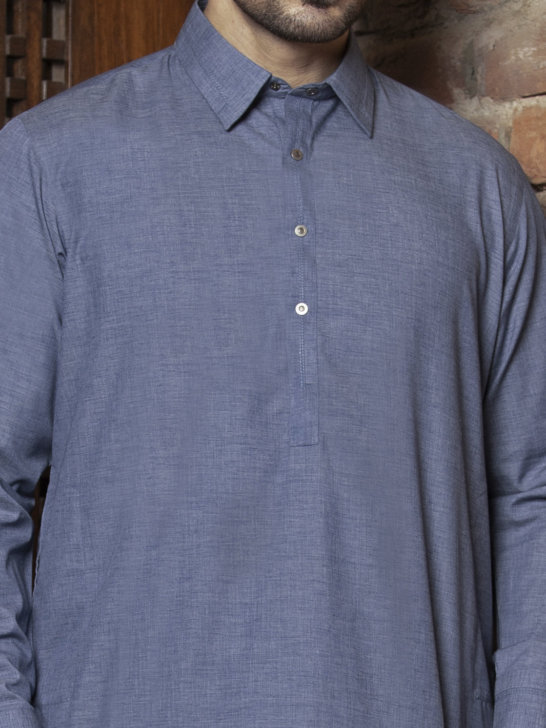 Blue Kameez Shalwar - ALWA-KS-264