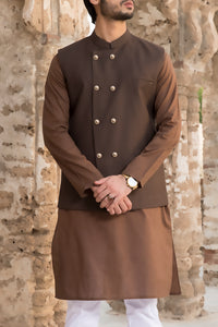 Brown Suiting Waistcoat - WC-266