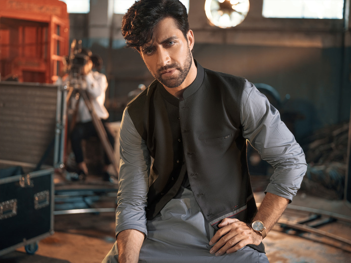 Black Suiting Waistcoat - AL-WC-381