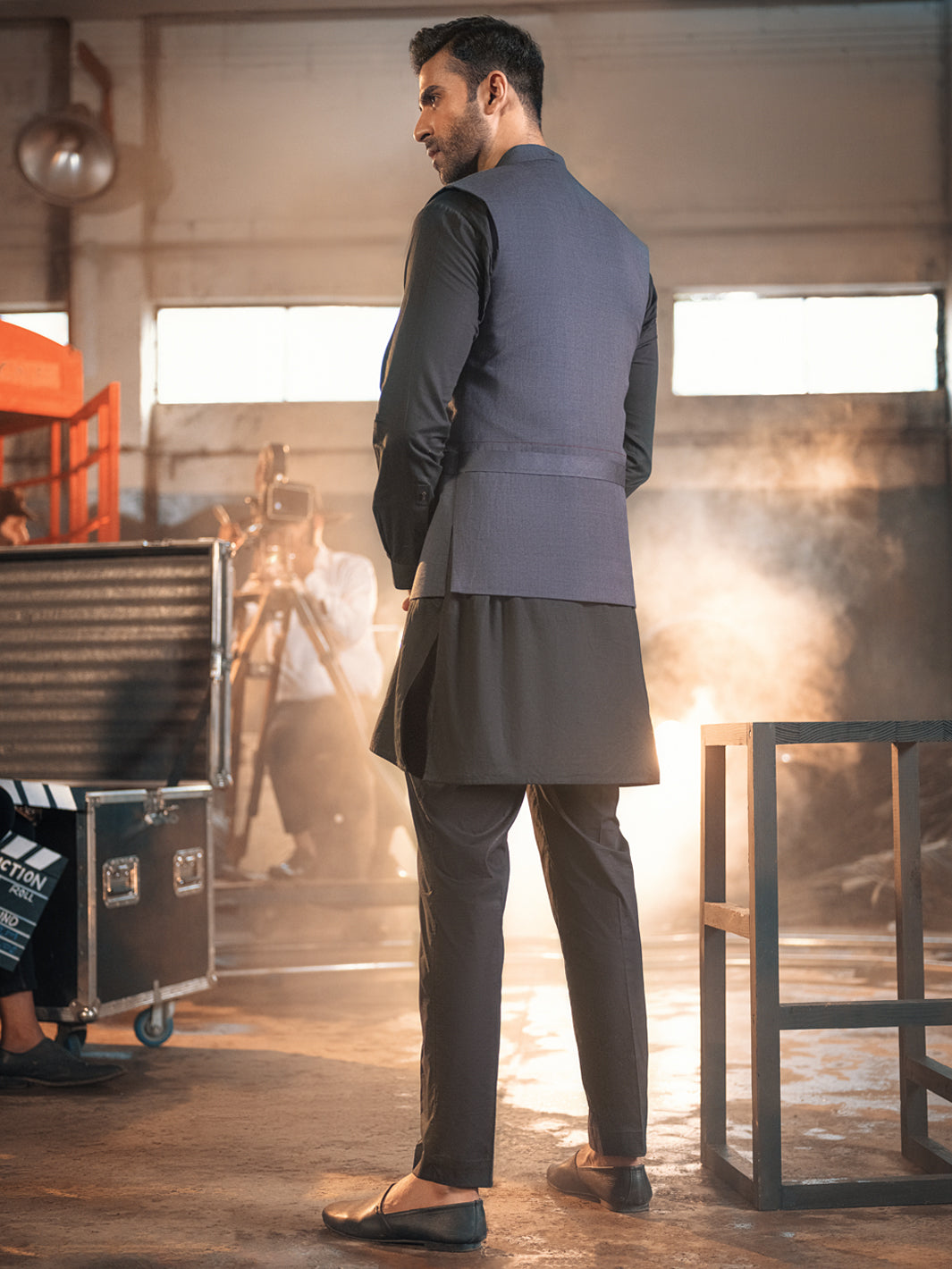 Charcoal Grey Suiting Waistcoat - AL-WC-382