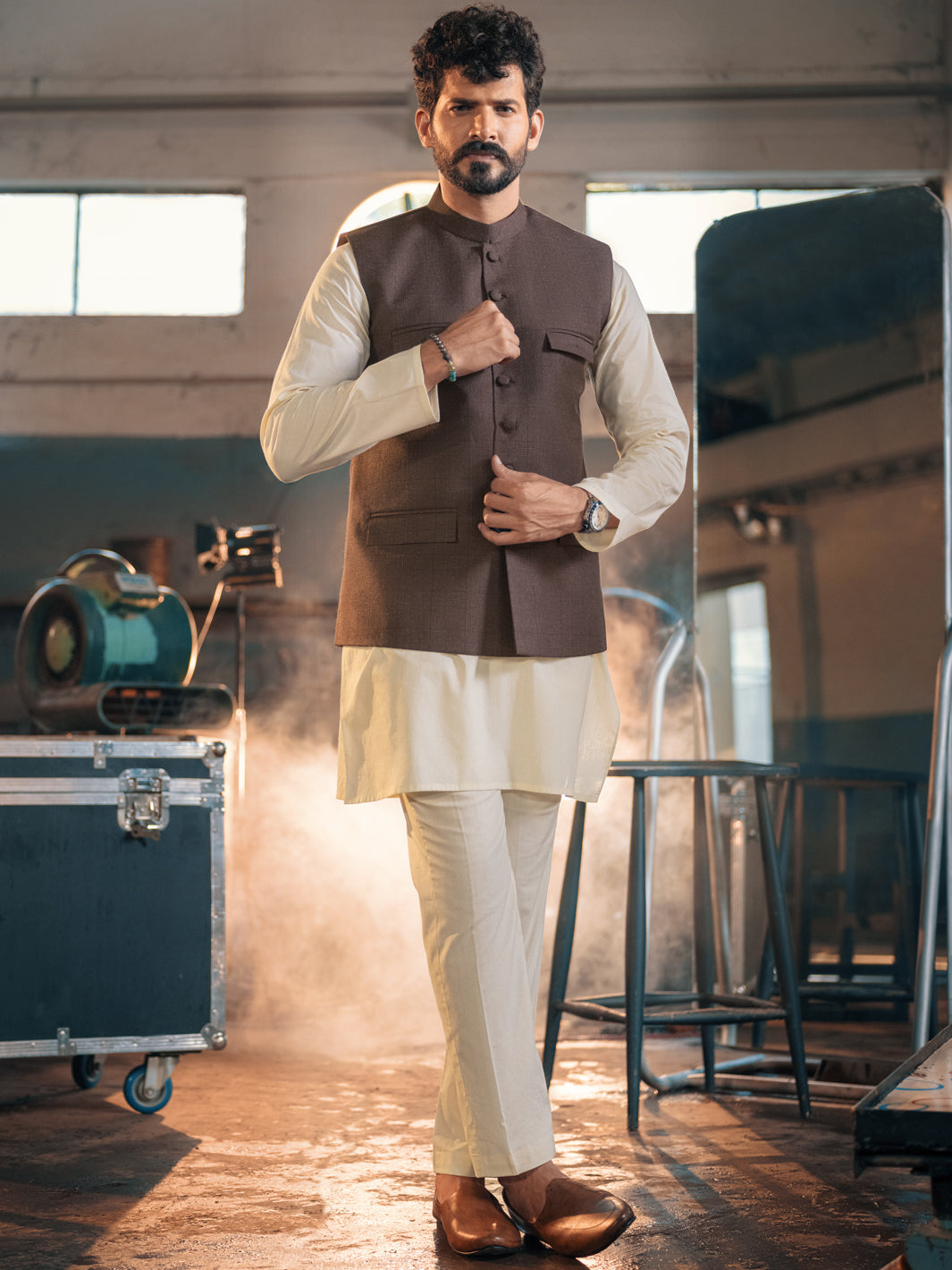 Brown Suiting Waistcoat - AL-WC-392