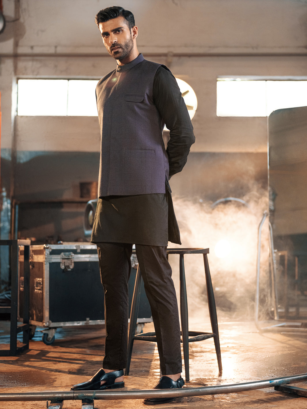 Blue Suiting Waistcoat - AL-WC-393