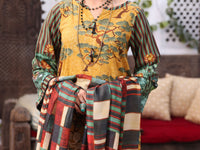 Mustard Lawn 3Pc Stitched - ALP-3PS-1079/S