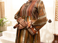 Brown Cambric 2Pc Unstitched - ALP-2PS-1217