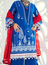 Blue Lawn 3Pc Unstitched - ALP-3PS-1307