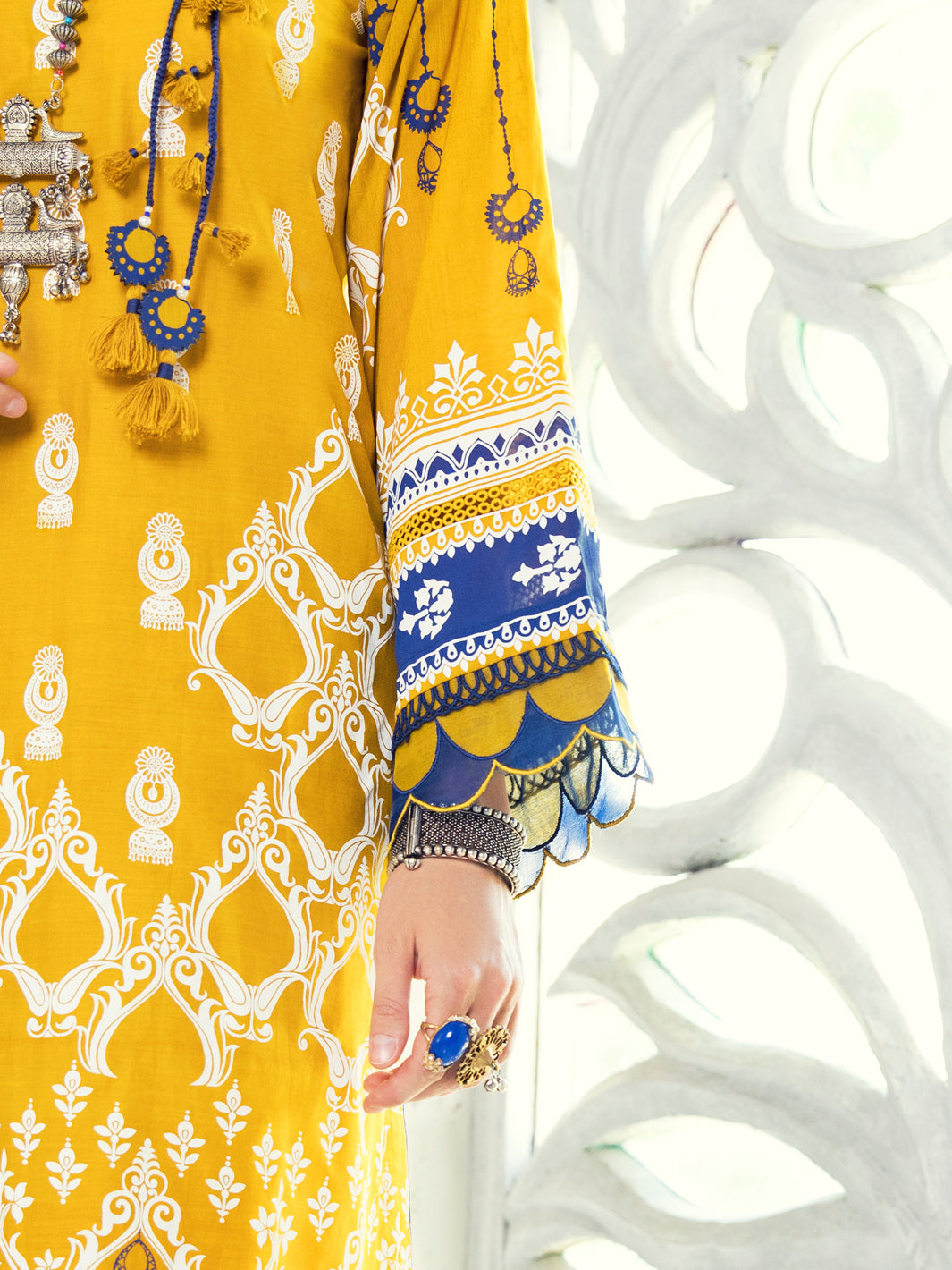 Yellow Lawn 3 Piece Unstitched - ALP-3PS-1308