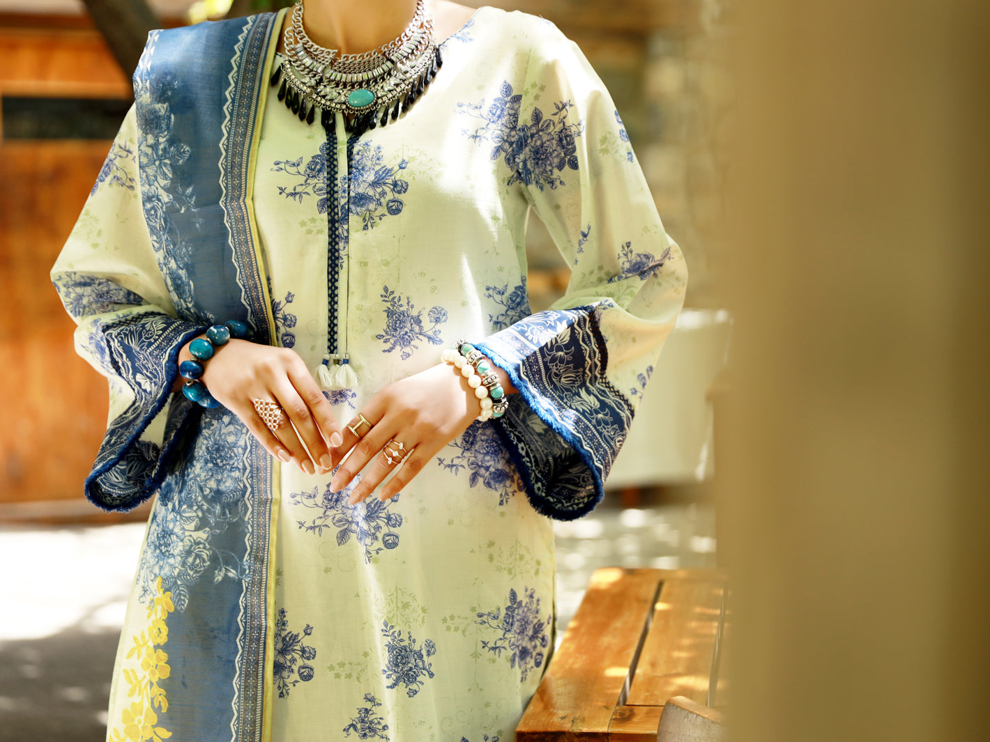 Ivory Lawn 3Pc Unstitched - ALP-3PS-1376