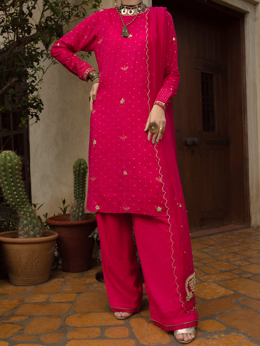 Pink 3Pc Stitched - ALP-3PS-1397