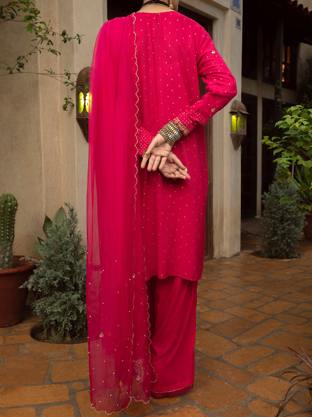 Pink 3 Piece Unstitched - ALP-3PS-1397