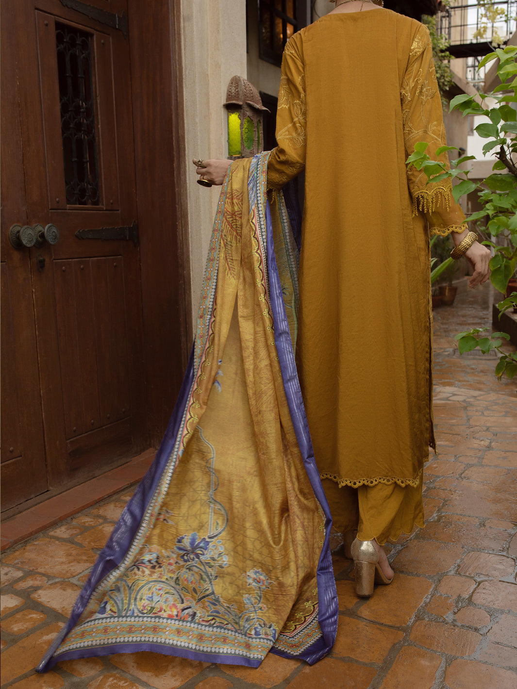 Lime Green 3 Piece Stitched - ALP-3PS-1399
